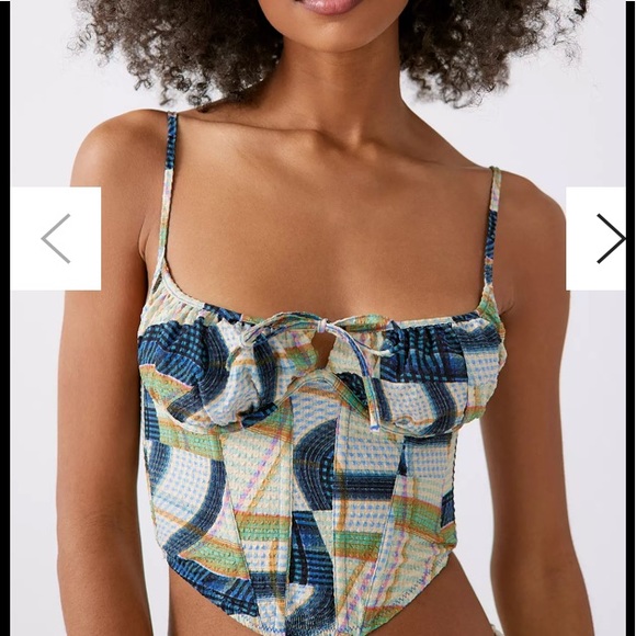 Urban Outfitters Tops - Super Nice! Urban Outfitters Out From Under Devon Seersucker Corset Size Med